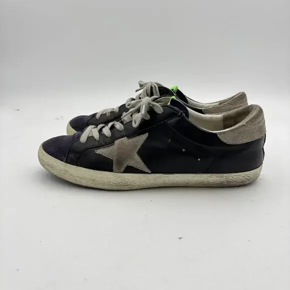 Golden Goose GDBB Super Star Sneakers Leather Suede Mens Shoes 41 US 8